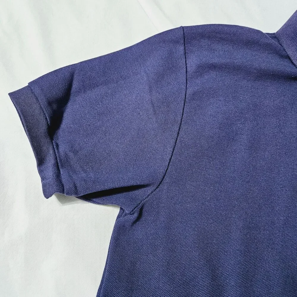 Apparatus Boys Polo Shirt Blue Size 18/20 Cotton Blend Short Sleeve Pullover